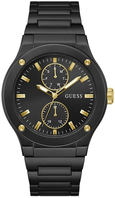 Guess Herreklokke GW0795G3 Jet Sort/Stål Ø45 mm