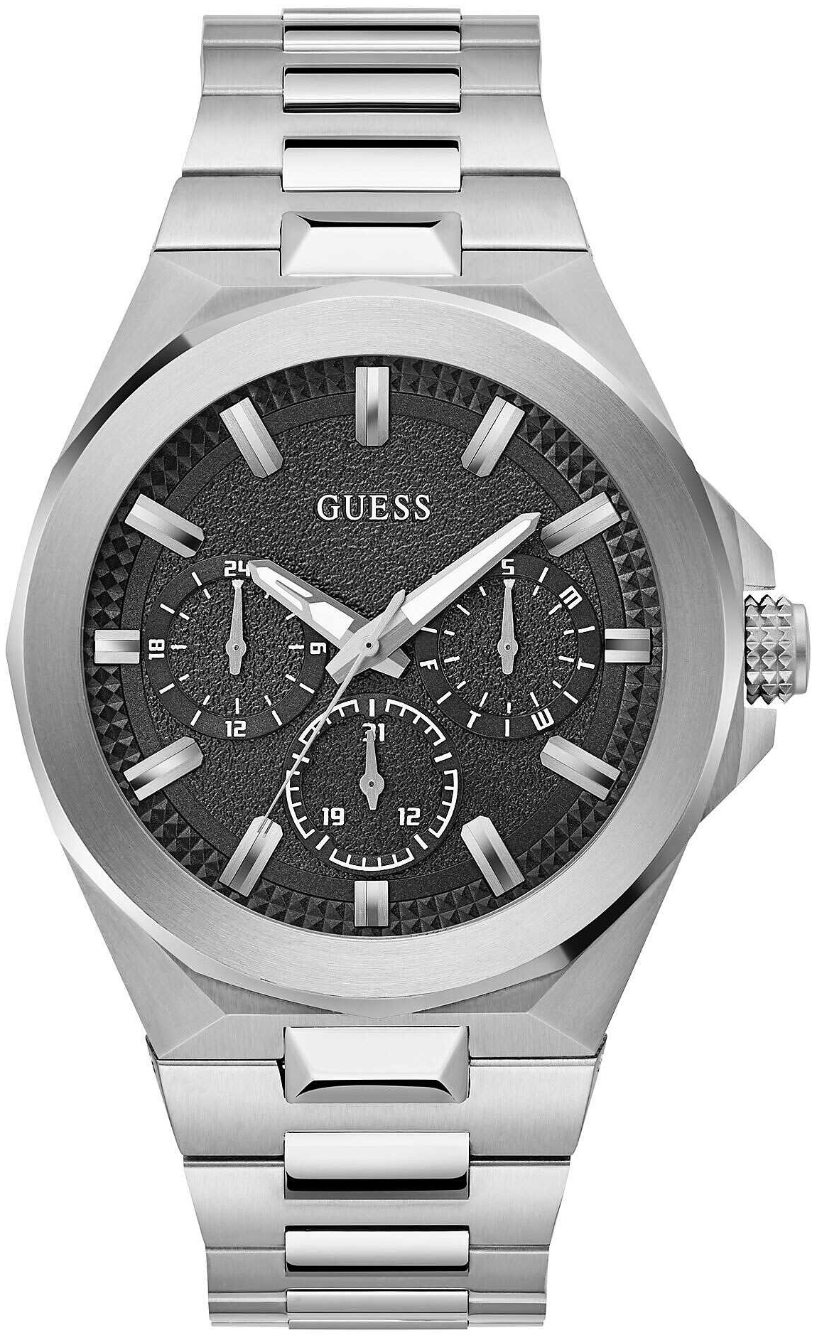 Guess Herreklokke GW0798G1 Dashboard Sort/Stål Ø46 mm