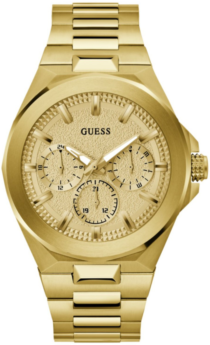 Guess Herreklokke GW0798G2 Dashboard Gull/Gulltonet stål Ø46 mm