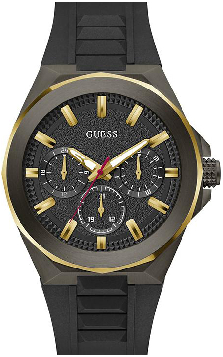 Guess Herreklokke GW0799G1 Dashboard Grå/Gummi Ø46 mm