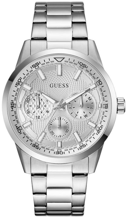 Guess Herreklokke GW0963G1 Multifunction Sølvfarget/Stål Ø44 mm