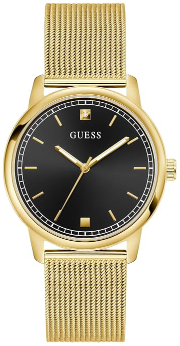 Guess Herreklokke GW0974G2 Chandler Sort/Gulltonet stål Ø40 mm