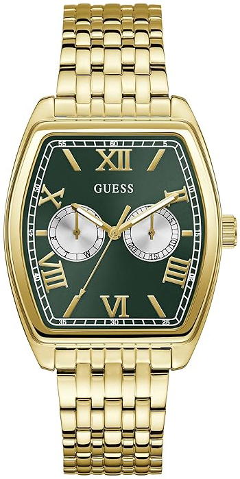 Guess Herreklokke GW0975G2 Gabriel Grønn/Gulltonet stål