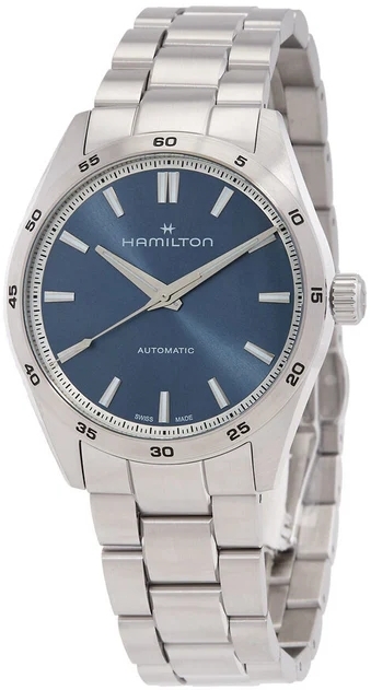 Hamilton Herreklokke H36235140 Jazzmaster Performer Auto Blå/Stål