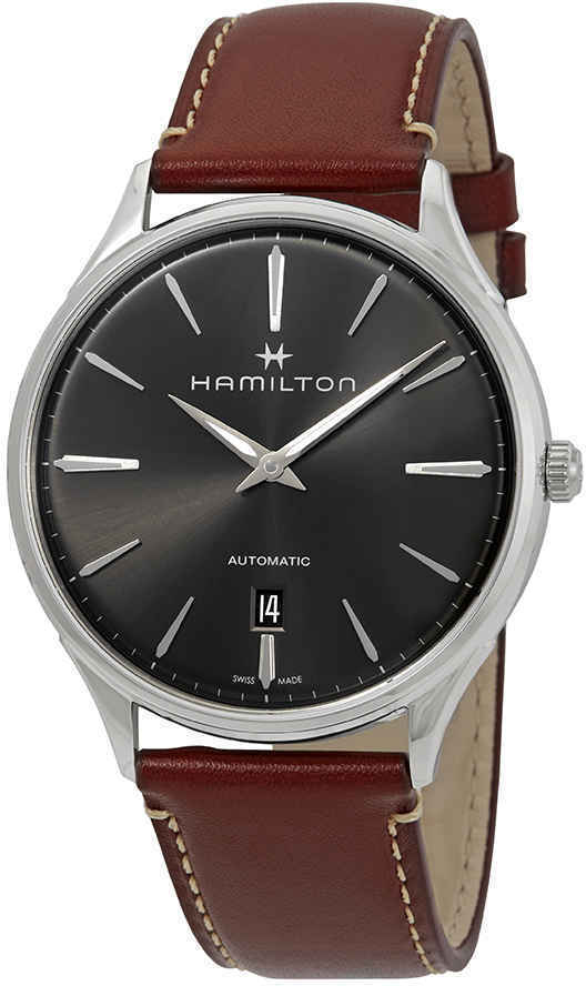 Hamilton Herreklokke H38525881 Jazzmaster Grå/Lær Ø40 mm