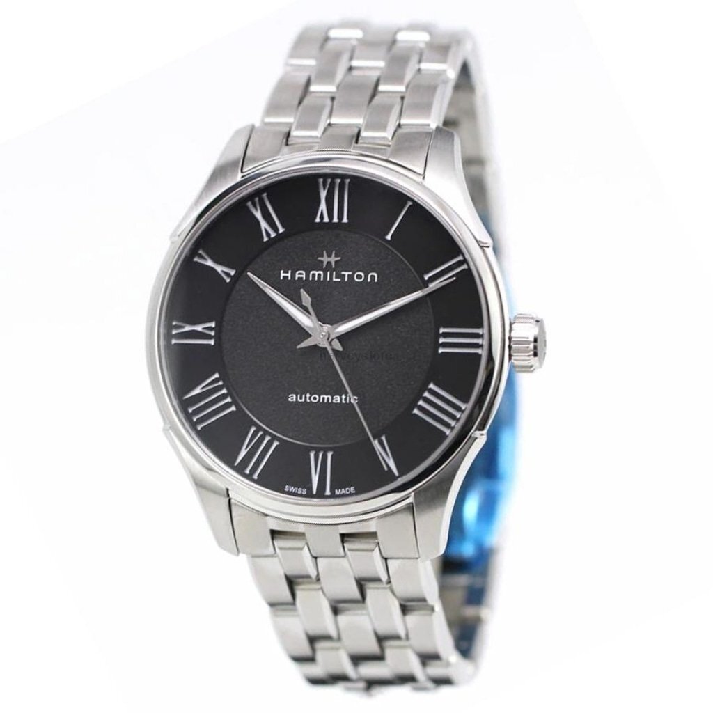 Hamilton Herreklokke H42535130 Jazzmaster Sort/Stål Ø40 mm