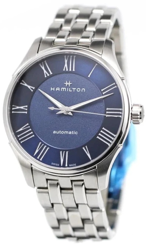 Hamilton Herreklokke H42535140 Jazzmaster Blå/Stål Ø40 mm