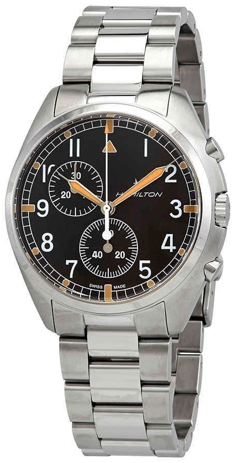 Hamilton Herreklokke H76522131 Sort/Stål Ø41 mm
