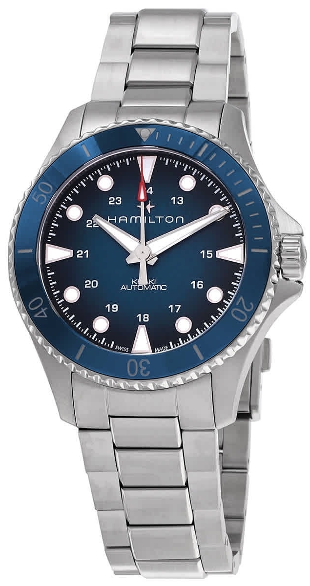 Hamilton Herreklokke H82505140 Khaki Navy Blå/Stål Ø43 mm