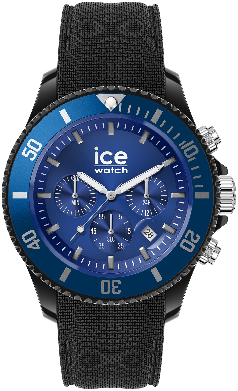 Ice Watch Herreklokke 020623 Ice Chrono Blå/Gummi Ø44 mm