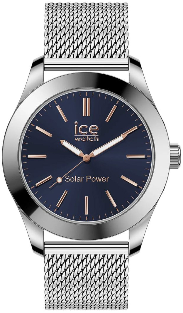 Ice Watch Herreklokke 023794 Ice Solar Power Blå/Stål Ø41 mm