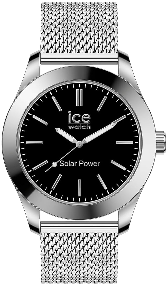 Ice Watch Herreklokke 023795 Ice Solar Power Sort/Stål Ø41 mm