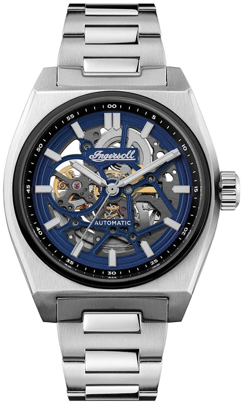 Ingersoll Herreklokke I14305 The Vert Blå/Stål Ø43 mm