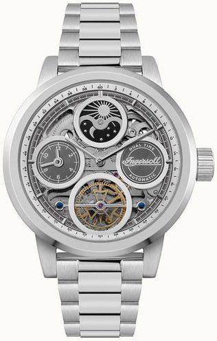 Ingersoll Herreklokke I16002 The Arc Sølvfarget/Stål Ø44 mm