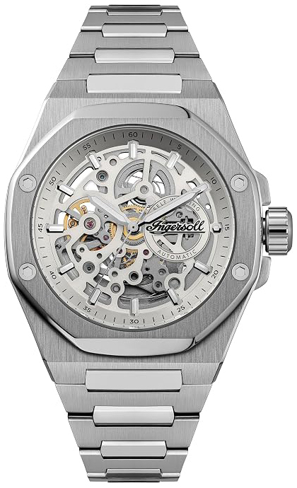 Ingersoll Herreklokke I17601 The Faller Sølvfarget/Stål Ø43.5 mm