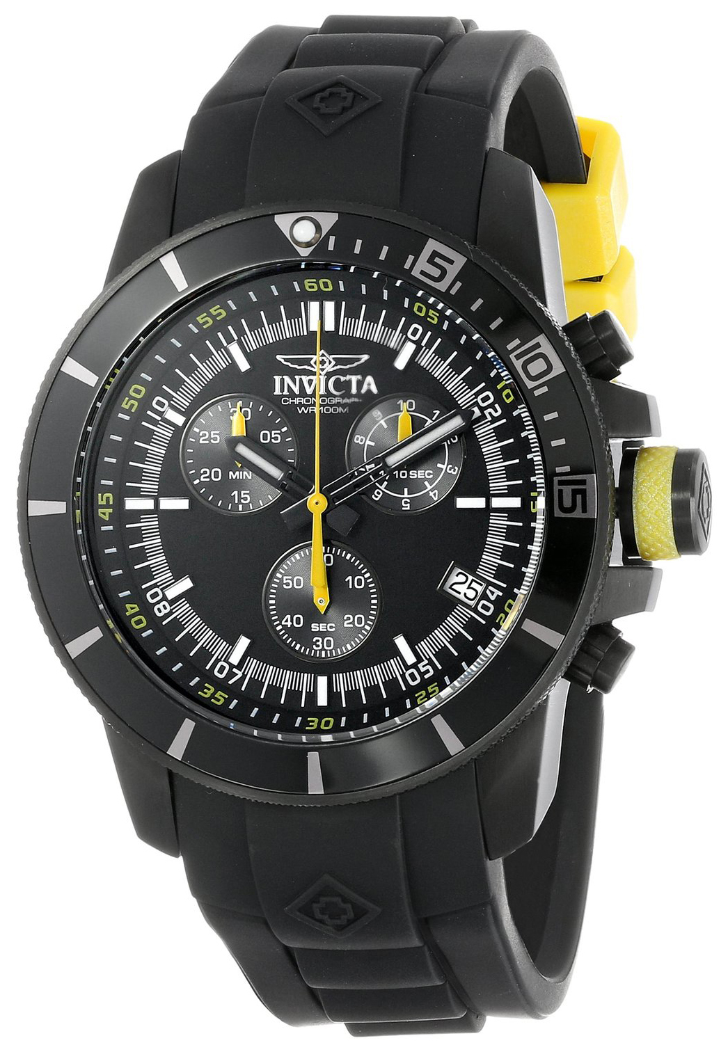 Invicta Pro Diver Herreklokke 11748 Sort/Gummi Ø46 mm - Invicta