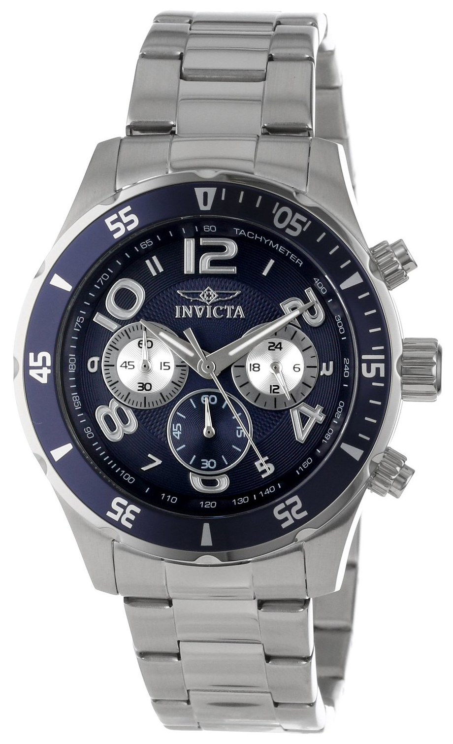 Invicta Pro Diver Herreklokke 12911 Blå/Stål Ø45 mm - Invicta