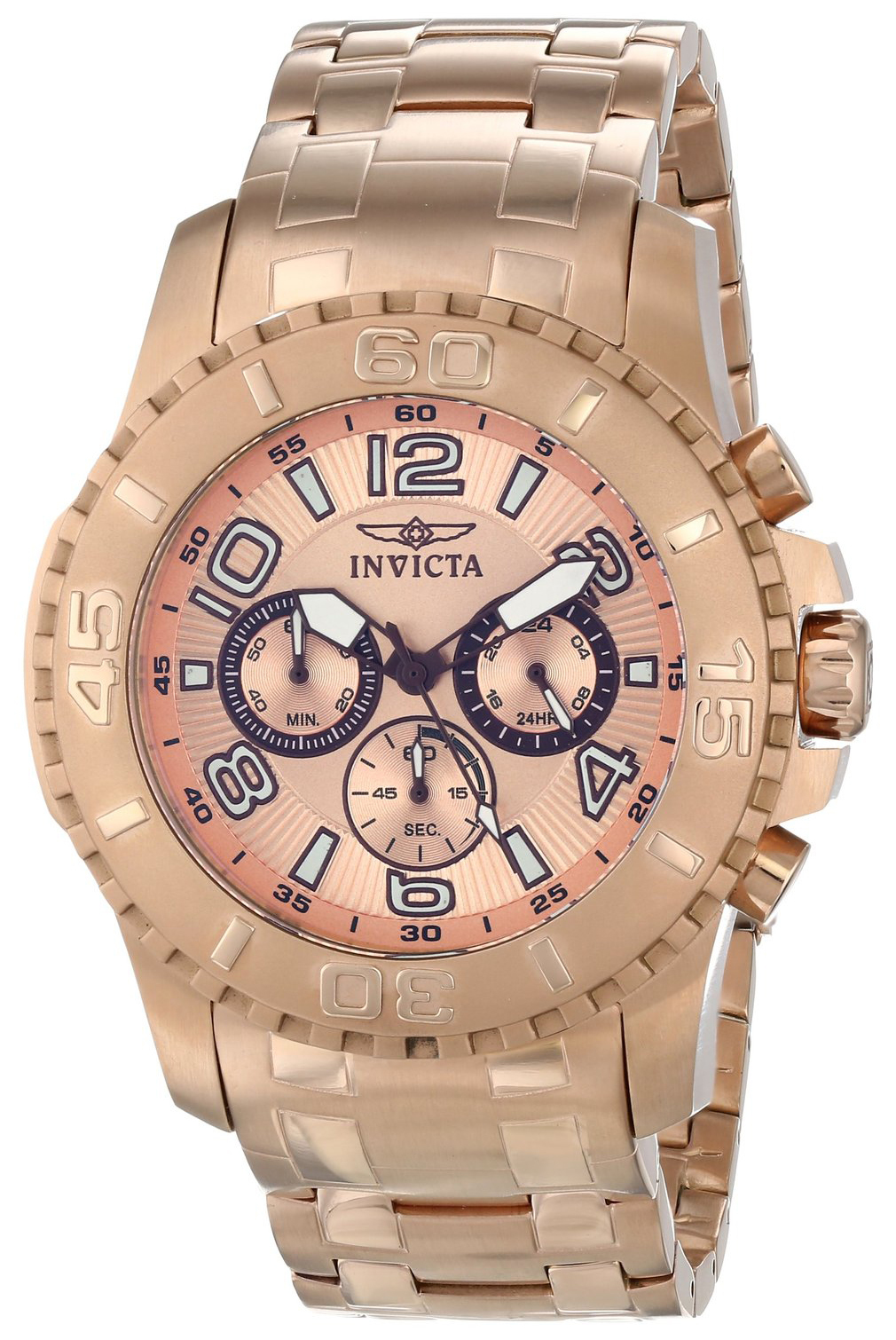 Invicta Pro Diver Herreklokke 15023 Rosegullfarget/Rose-gulltonet - Invicta