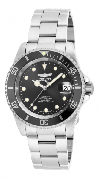 Invicta Pro Diver Herreklokke 17044 Sort/Stål Ø40 mm - Invicta