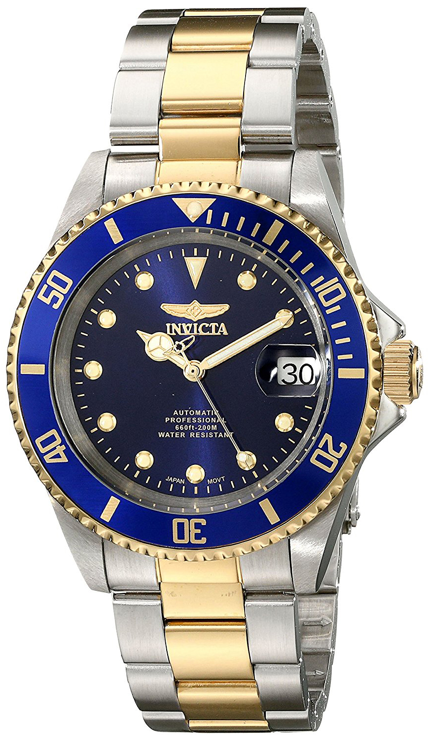 Invicta Pro Diver Herreklokke 17045 Blå/Stål Ø40 mm - Invicta