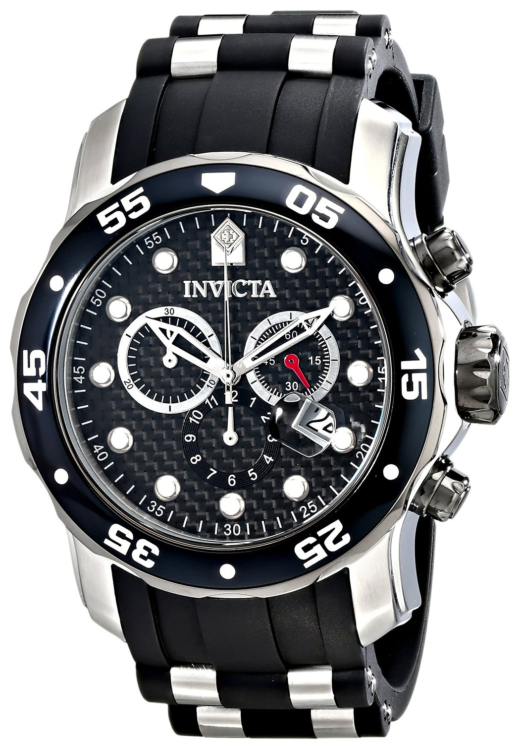 Invicta Pro Diver Herreklokke 17879 Sort/Stål Ø48 mm - Invicta