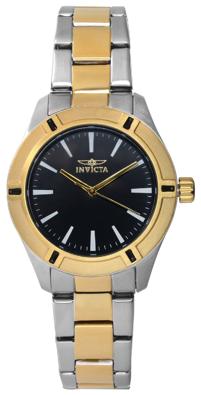 Invicta Pro Diver Herreklokke 17909 Sort/Gulltonet stål Ø32 mm - Invicta