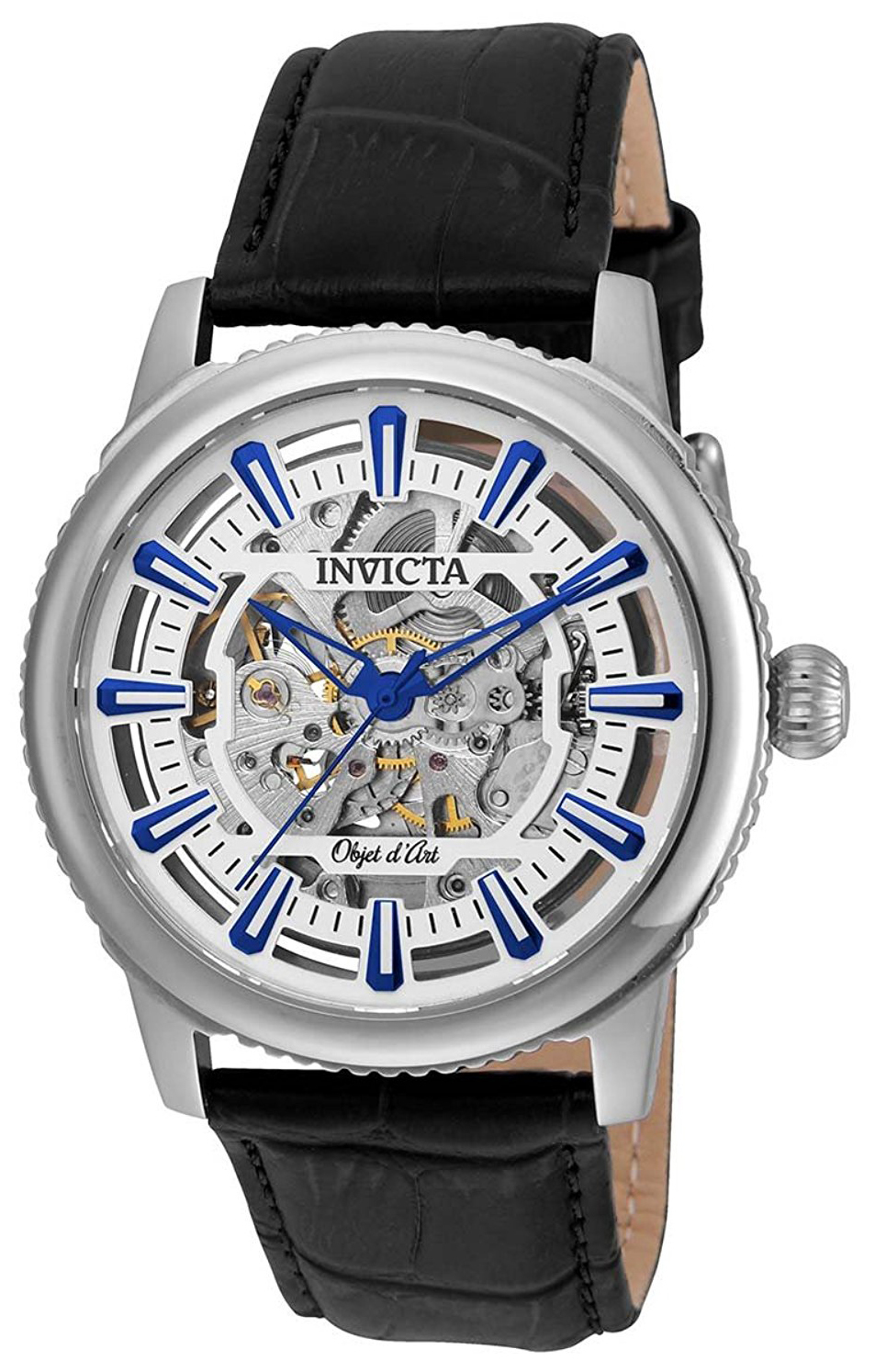 Invicta 99999 Herreklokke 22610 Sølvfarget/Lær Ø42 mm - Invicta