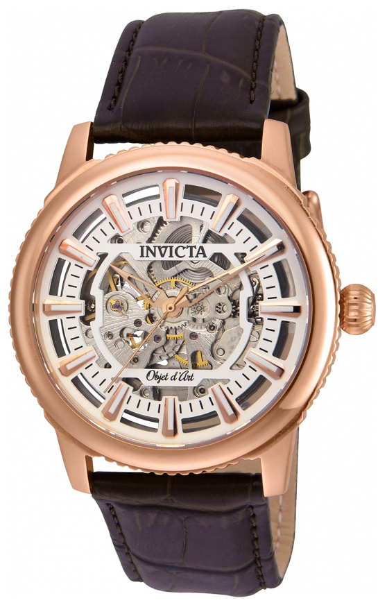 Invicta 99999 Herreklokke 22612 Sølvfarget/Lær Ø42 mm - Invicta