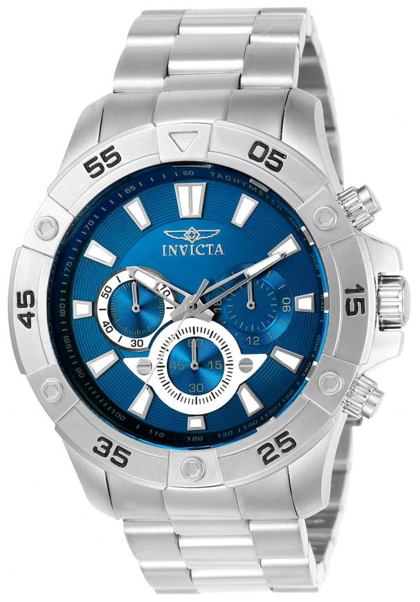 Invicta Pro Diver Herreklokke 22787 Blå/Stål Ø48 mm - Invicta