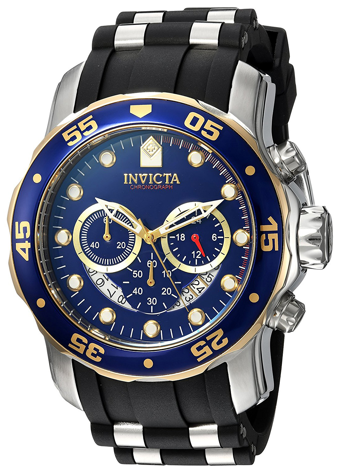 Invicta Pro Diver Herreklokke 22971 Blå/Stål Ø48 mm - Invicta