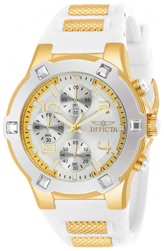 Invicta 99999 Dameklokke 24192 Sølvfarget/Gulltonet stål Ø39 mm - Invicta