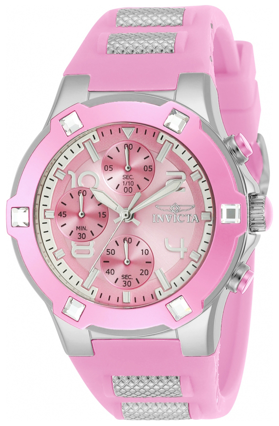 Invicta 99999 Dameklokke 24197 Rosa/Stål Ø39 mm - Invicta