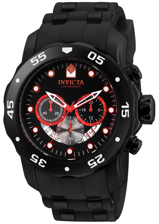 Invicta Pro Diver Herreklokke 24853 Sort/Stål Ø48 mm - Invicta