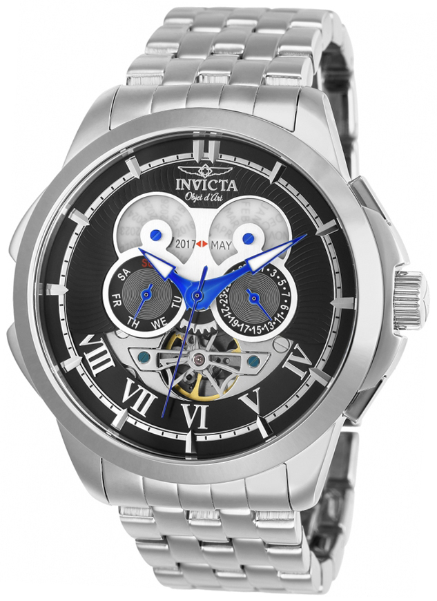 Invicta 99999 Herreklokke 25580 Sort/Stål Ø48 mm - Invicta