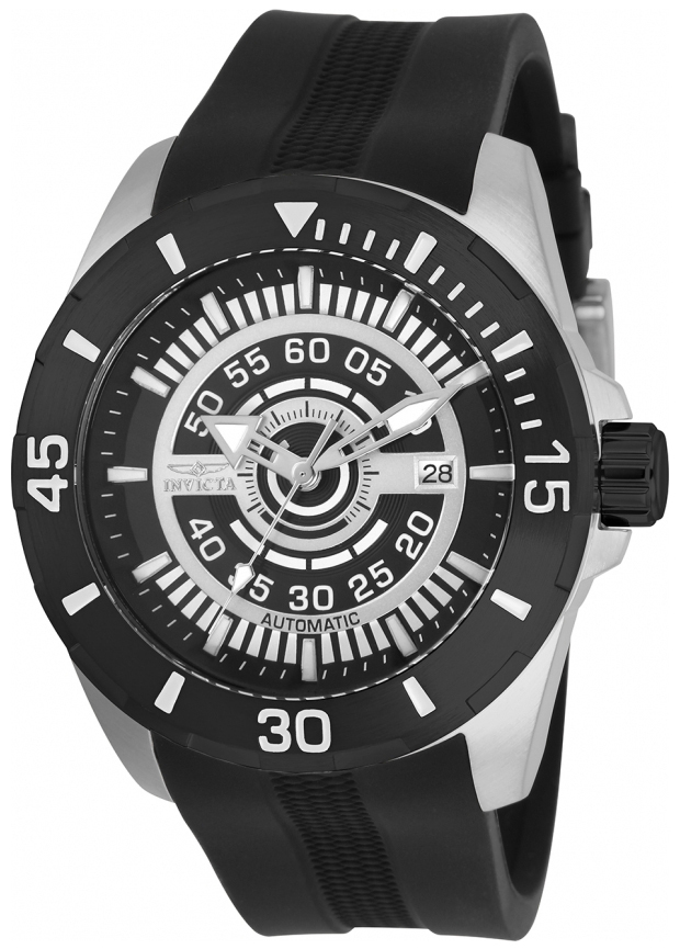 Invicta 99999 Herreklokke 25770 Sort/Gummi Ø48 mm - Invicta