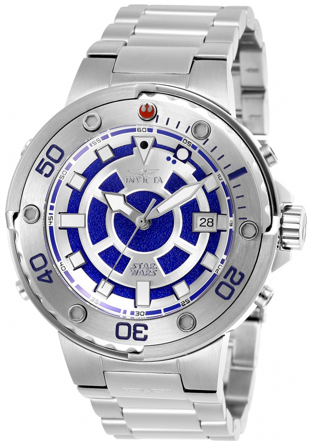 Invicta 99999 Herreklokke 26201 Blå/Stål Ø49 mm - Invicta