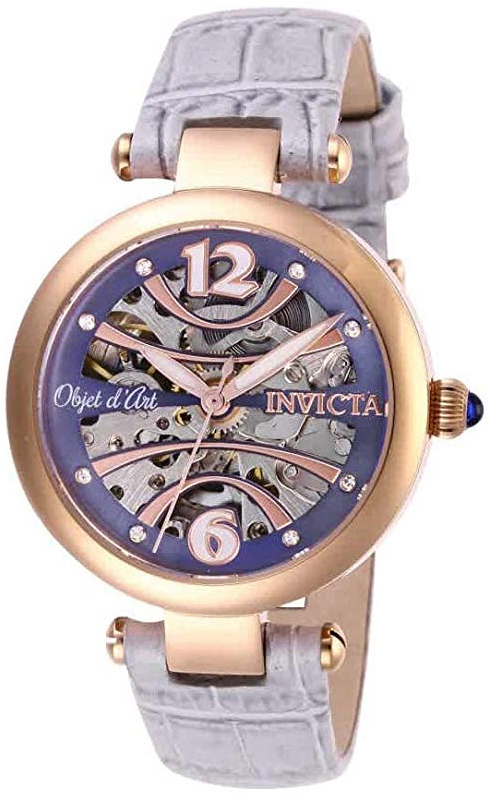 Invicta 99999 Dameklokke 26370 Lilla/Lær Ø34 mm - Invicta