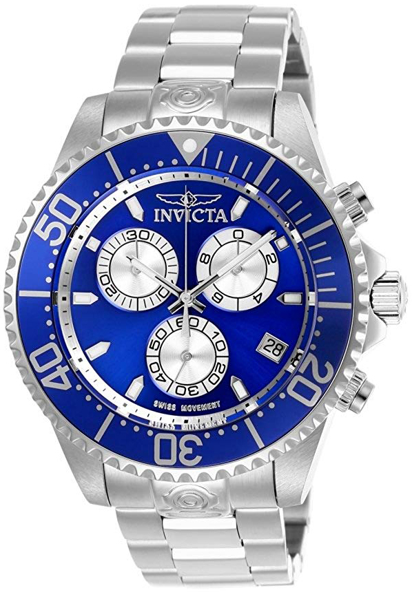 Invicta Pro Diver Herreklokke 26847 Blå/Stål Ø47 mm - Invicta