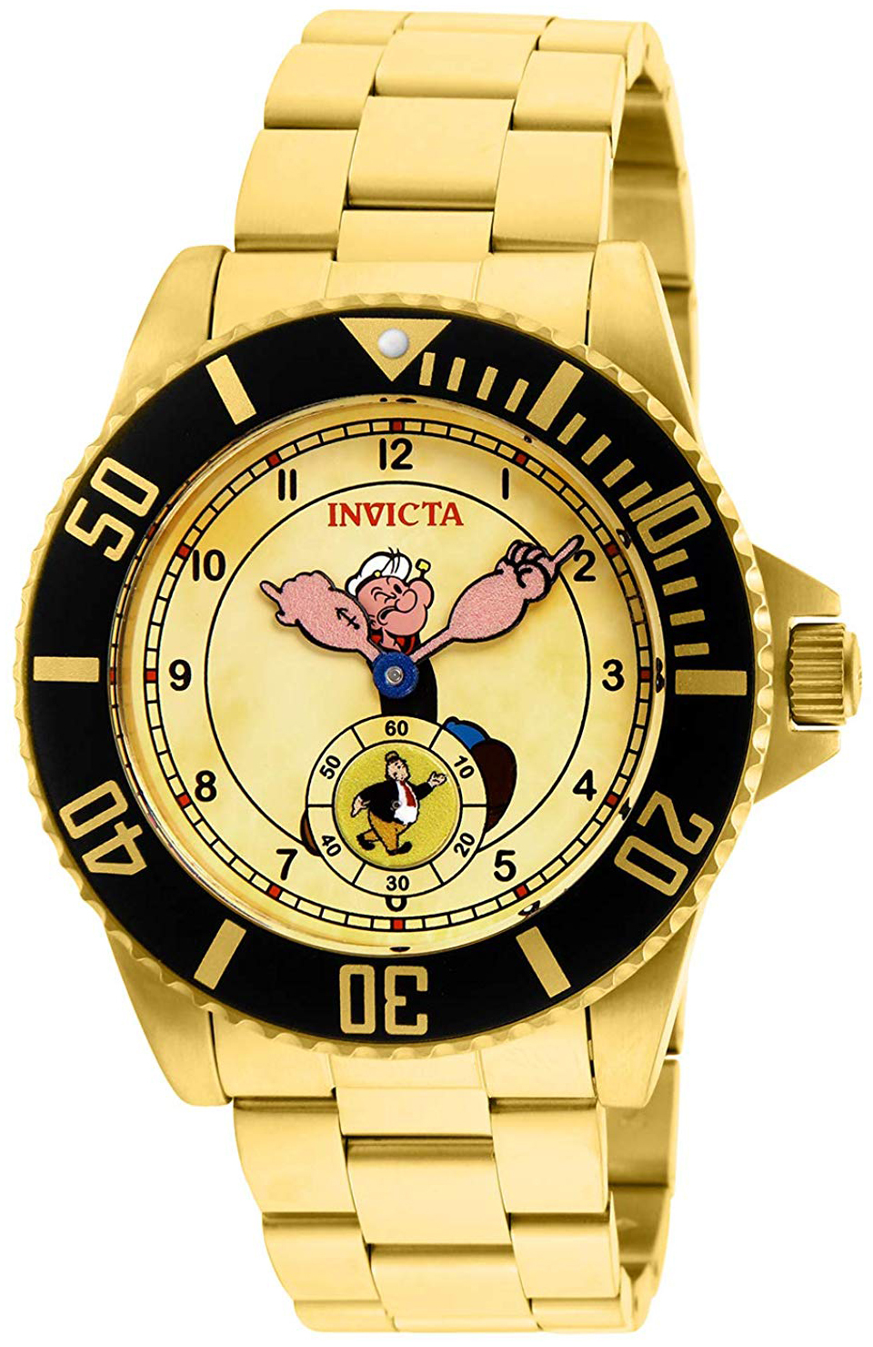 Invicta 99999 Herreklokke 27418 Gulltonet/Gulltonet stål Ø44 mm - Invicta