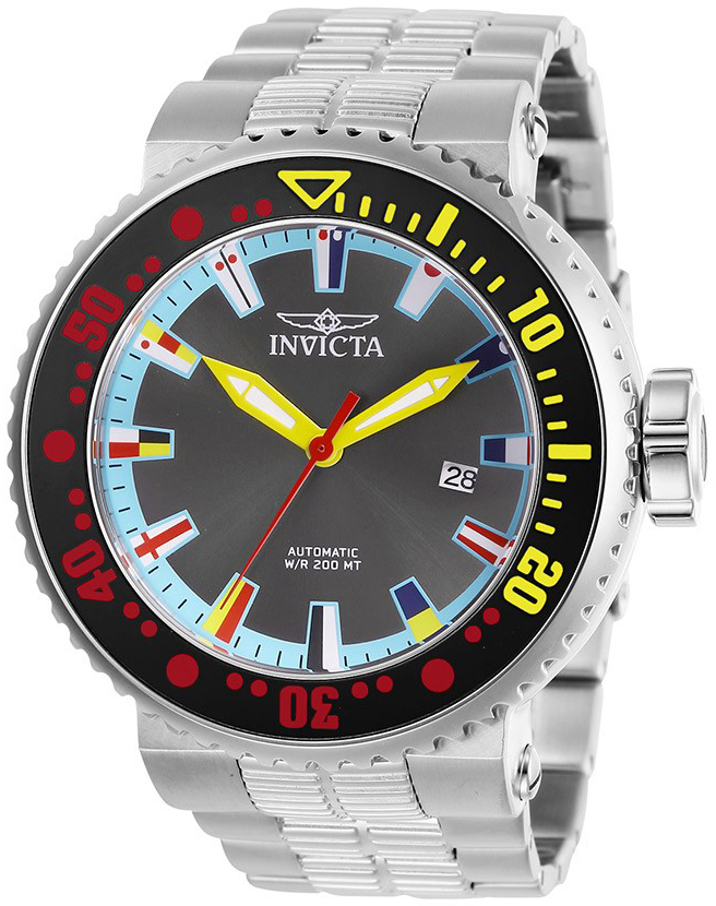 Invicta Pro Diver Herreklokke 27663 Grå/Stål Ø52 mm - Invicta