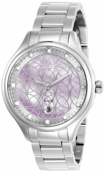 Invicta Angel Dameklokke 27767 Rosa/Stål Ø38 mm - Invicta