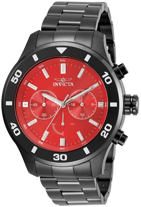 Invicta Specialty Herreklokke 28891 Rød/Stål Ø48 mm - Invicta