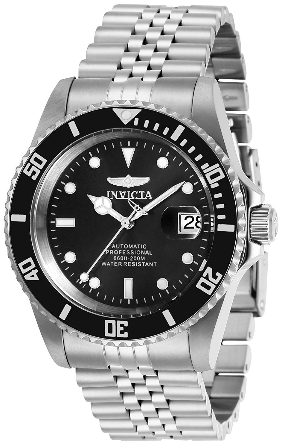 Invicta Pro Diver Herreklokke 29178 Sort/Stål Ø42 mm - Invicta