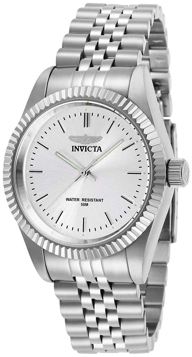 Invicta Specialty Dameklokke 29396 Sølvfarget/Stål Ø36 mm - Invicta