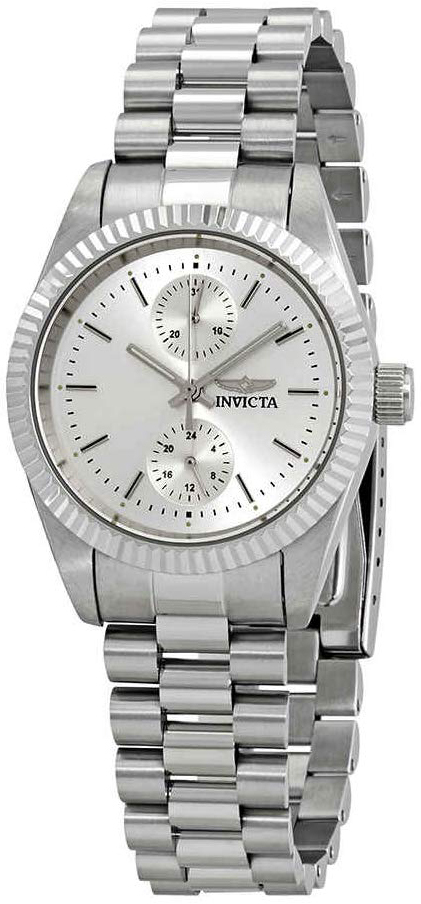 Invicta Specialty Dameklokke 29437 Sølvfarget/Stål Ø36 mm - Invicta