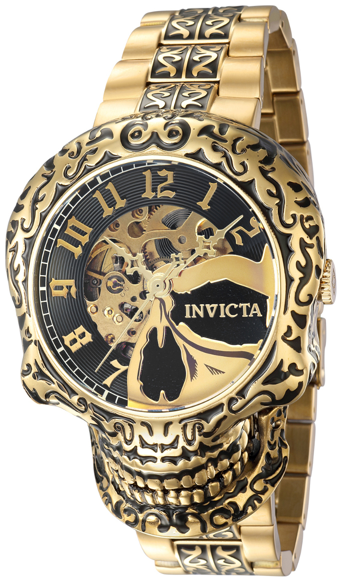 Invicta Herreklokke 35109 Artist Flerfarget/Gulltonet stål Ø50.5 mm