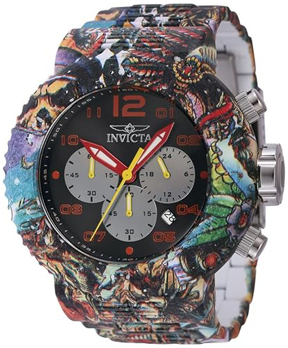 Invicta Herreklokke 43234 Pro Diver Sort/Stål Ø52 mm