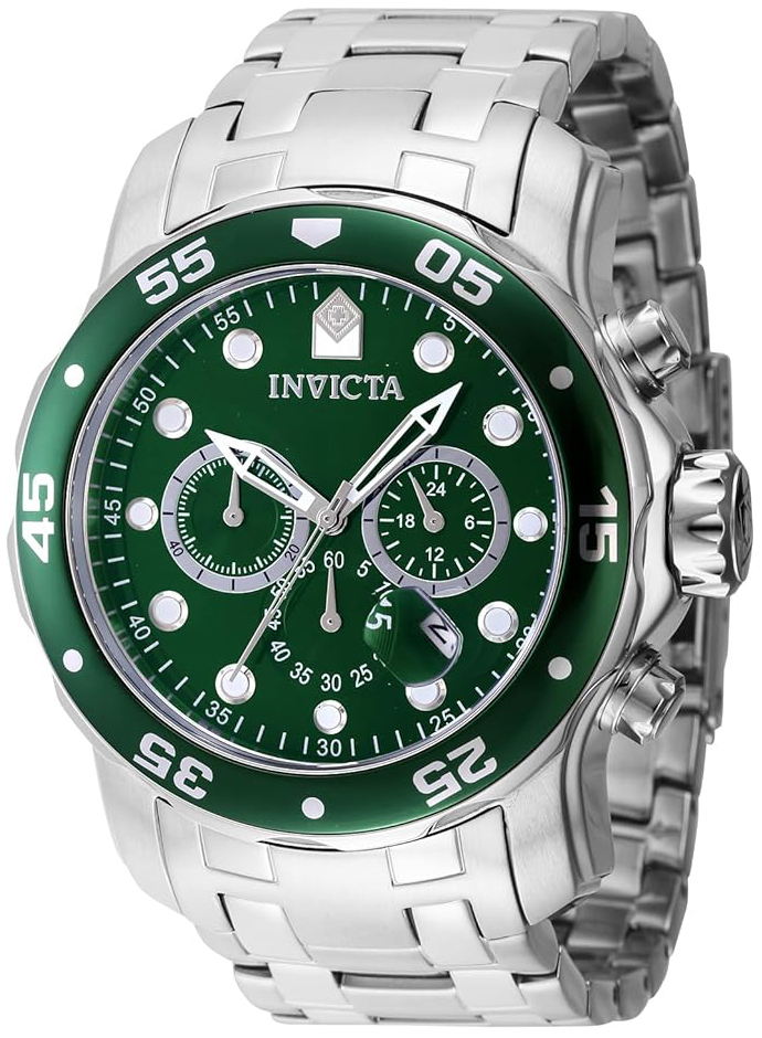 Invicta Herreklokke 47559 Pro Diver Grønn/Stål Ø48 mm