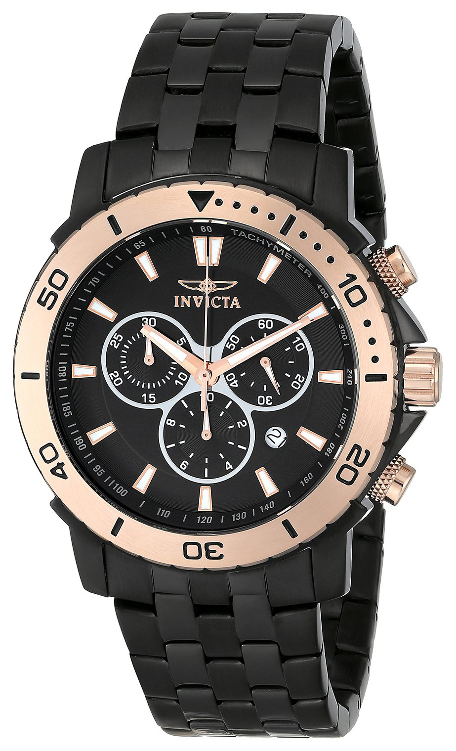 Invicta Pro Diver Herreklokke 6791 Sort/Stål Ø45 mm - Invicta