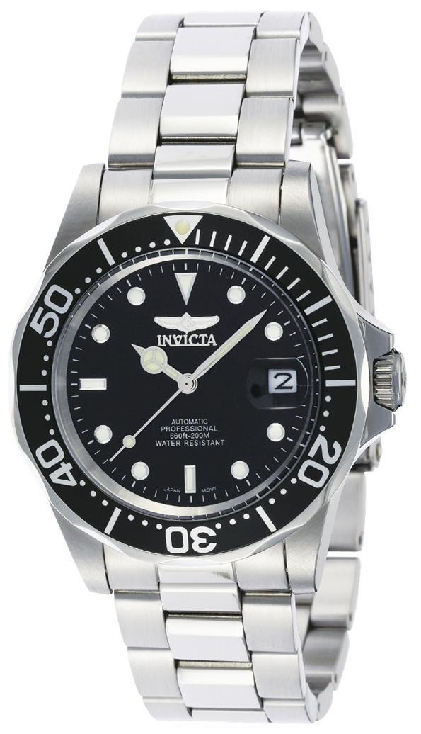 Invicta Pro Diver Herreklokke 8926 Sort/Stål Ø40 mm - Invicta